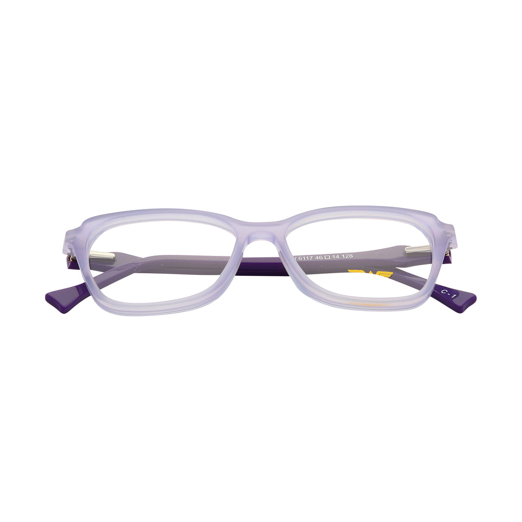 Purple Full Rim Square Eyeglasses WW 6117 C1