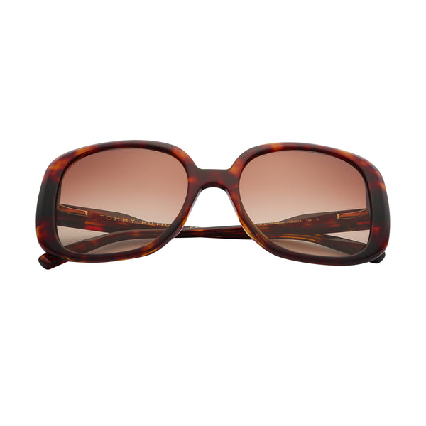 Havana Full Rim Square Sunglasses TH 2621 C2